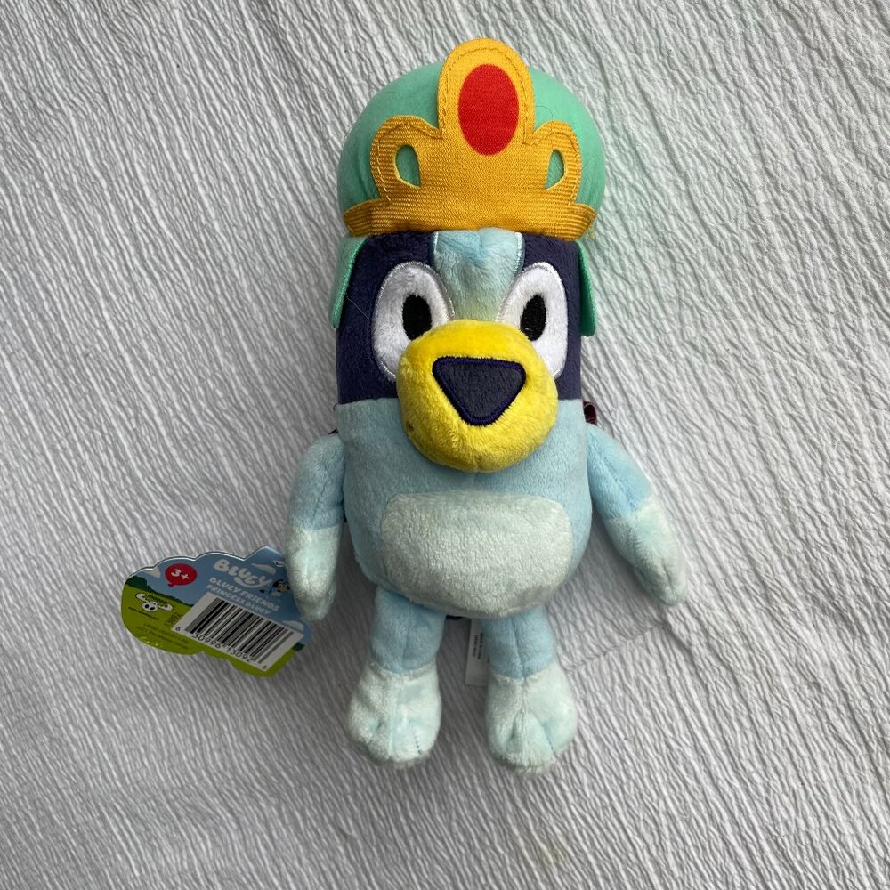 *NWT* Bluey and Friends Princess Bluey 8" Plush Stuffed Animal by MOOSE